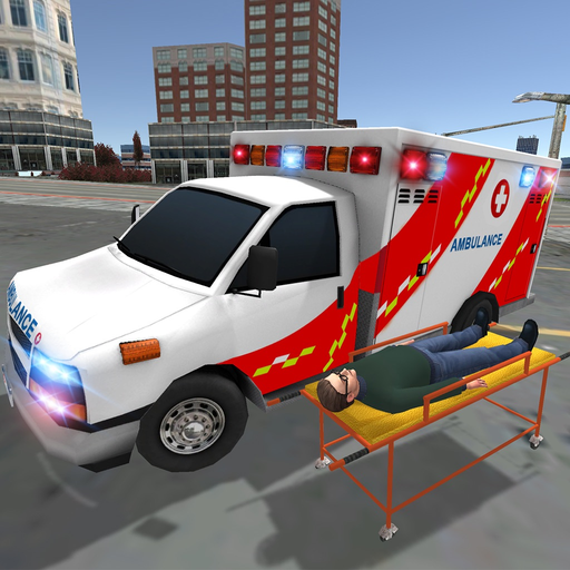 Ambulance Games Driving Sim 3D app icon