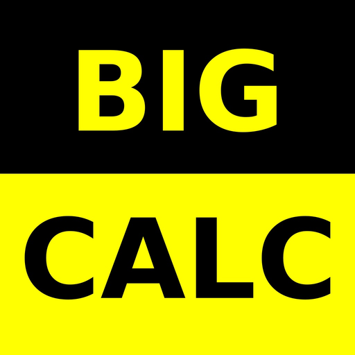 Big Calculator Low Vision app icon