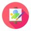Canvas drawing art paint draw icon