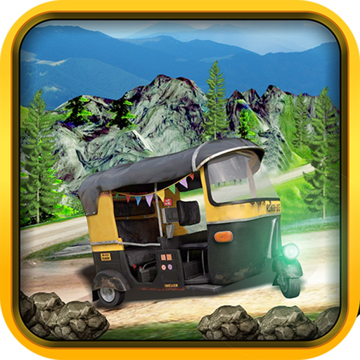 Extreme Off Road Auto Rickshaw Driving-Simulation app icon