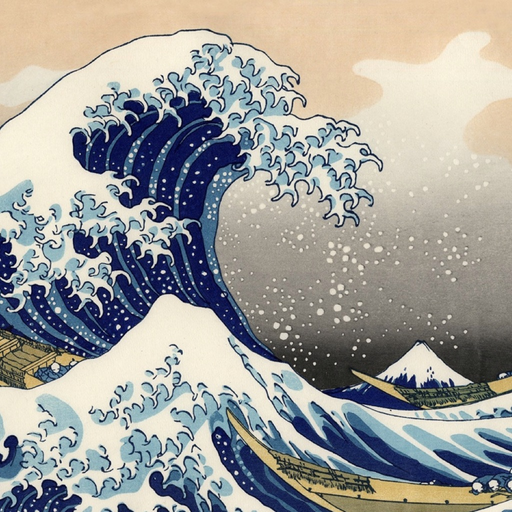 Ukiyo-e Mount Fuji app icon