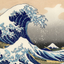Ukiyo-e Mount Fuji icon