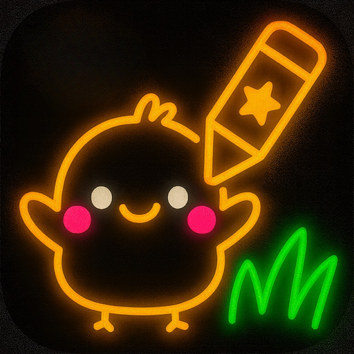 Neon Drawing - Glow Art app icon