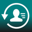 Backup Contacts In Address Book - Export As vCard icon