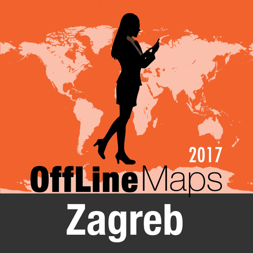 Zagreb Offline Map and Travel Trip Guide app icon