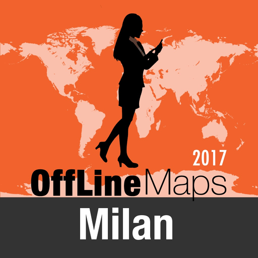 Milan Offline Map and Travel Trip Guide app icon