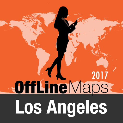 Los Angeles Offline Map and Travel Trip Guide app icon