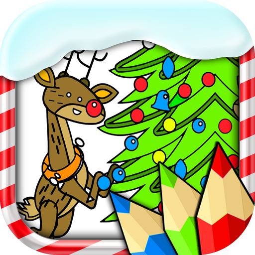 Christmas Colorfly – Free Color.ing Book for Kids app icon