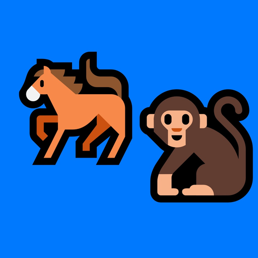 Colorful Animal Stickers app icon