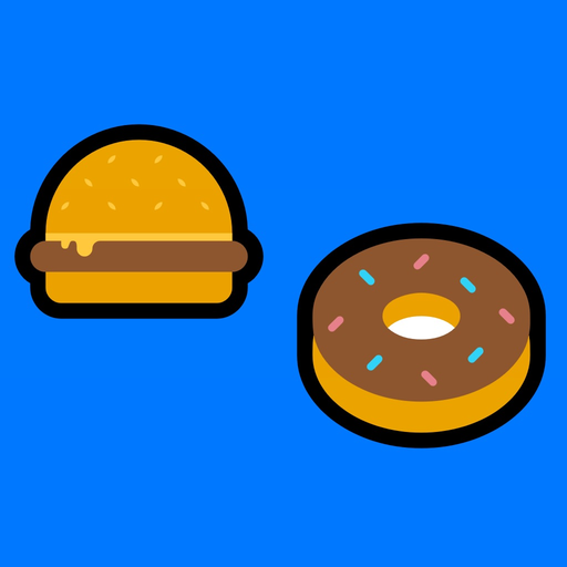 Colorful Food Stickers app icon
