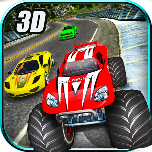 Crazy Car vs Monster Truck Racer 3D app icon