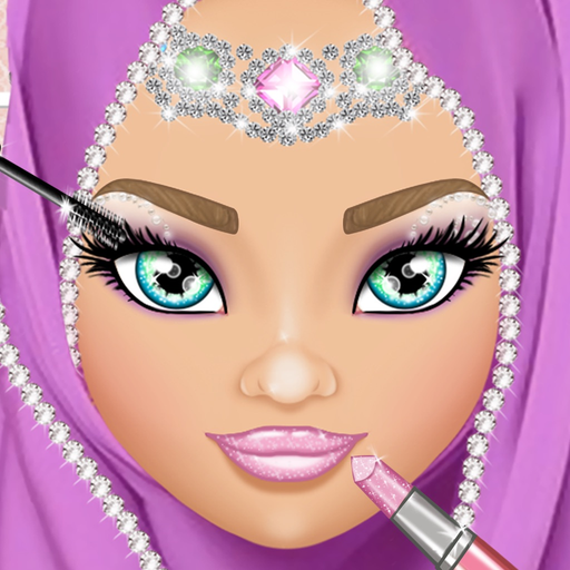 Princess Hijab Makeover Salon (Go Work, Shop etc) app icon