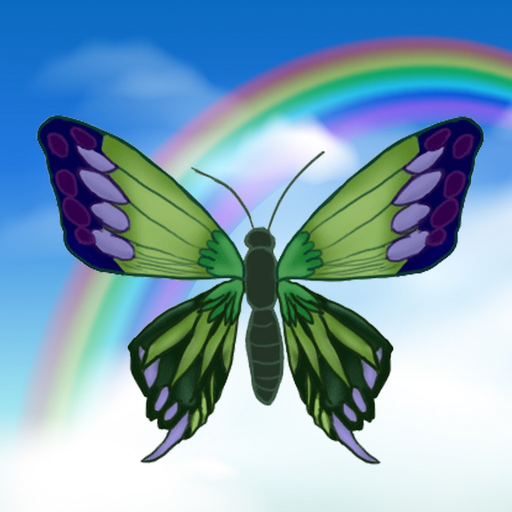 Flutter Butterfly - Fly through the flower garden app icon