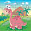 Dinosaur Jigsaw Puzzle Kids 7 to 2 years Old Games icon