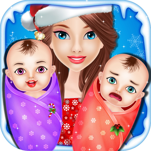 Christmas Twins NewBorn Baby Care - kids game app icon