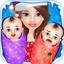 Christmas Twins NewBorn Baby Care - kids game icon