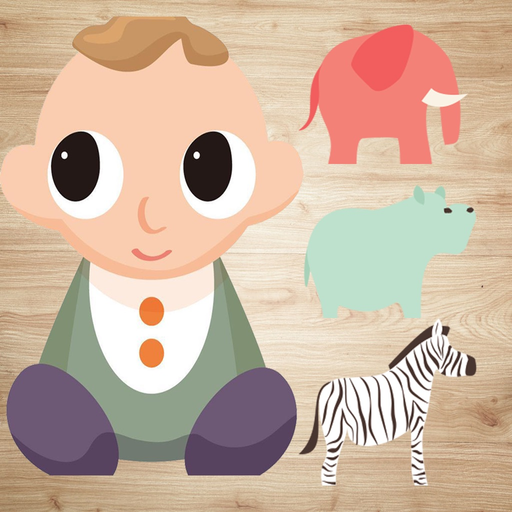 Animal Jigsaws Flash Cards app icon