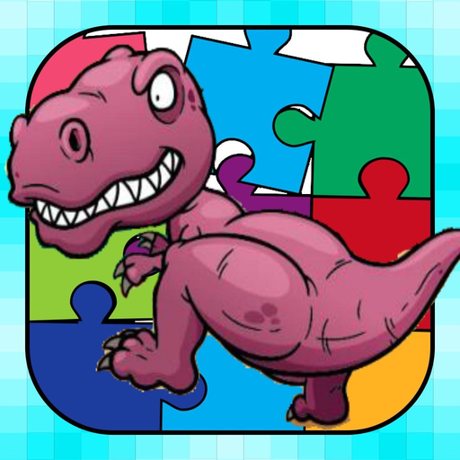 Dino Puzzle : Kids Dinosaurs Jigsaw Learning Games app icon