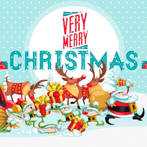 Christmas cards and quotes app icon