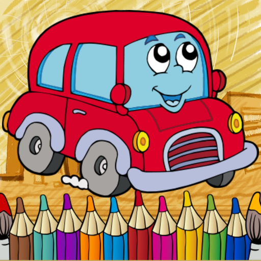 Vehicles Coloring Page Free-Fun Painting Good Kids app icon