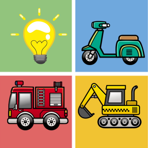 Vehicles Transportation Remember Matching Kid Game app icon