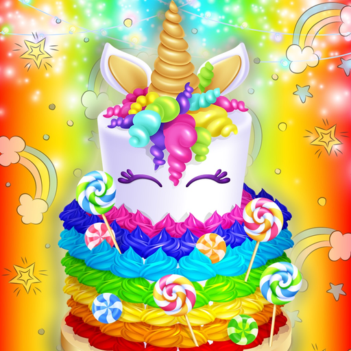 Unicorn Cooking Christmas Game app icon