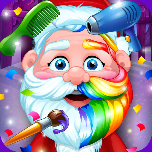 Santa Hair Game For Christmas app icon