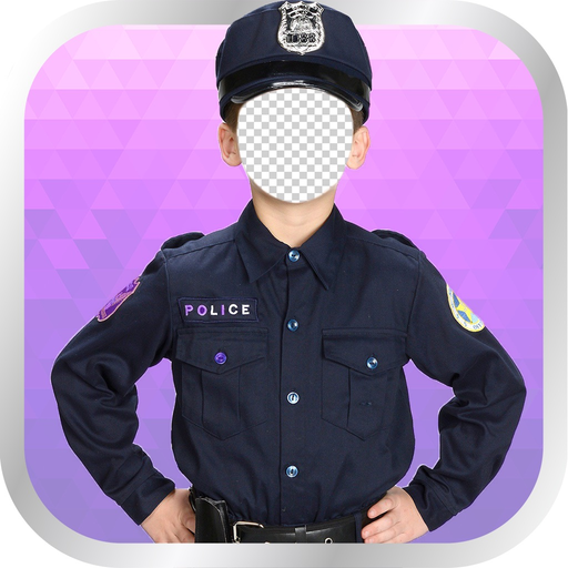 Kids Police Photo Montage app icon