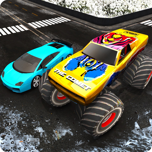 Crazy 4x4 Monster Truck Racer 2017-Stunt Racing 3D app icon