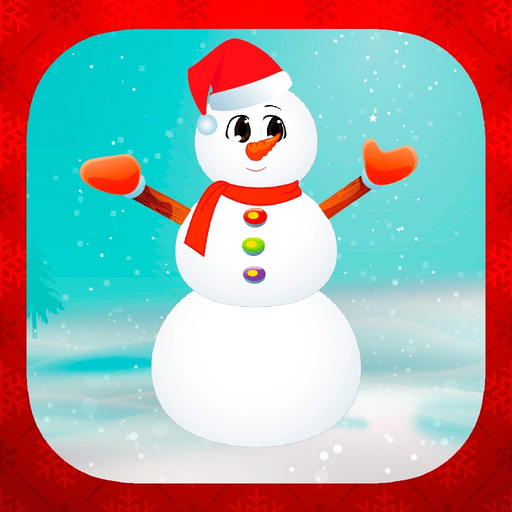 Decorate snowman Christmas app icon