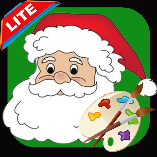 Color Santa:Christmas Coloring Book Pages Fun Kids app icon