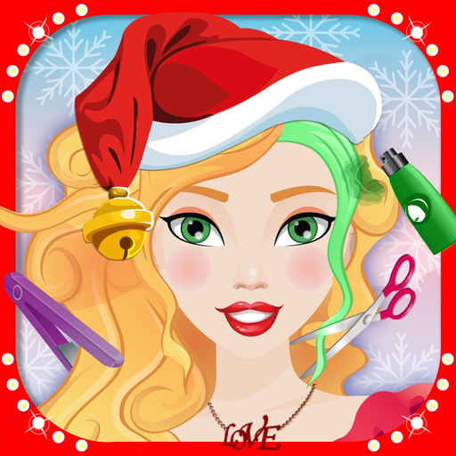 Celebrity Girls Christmas Hair Makeover Salon 2016 app icon