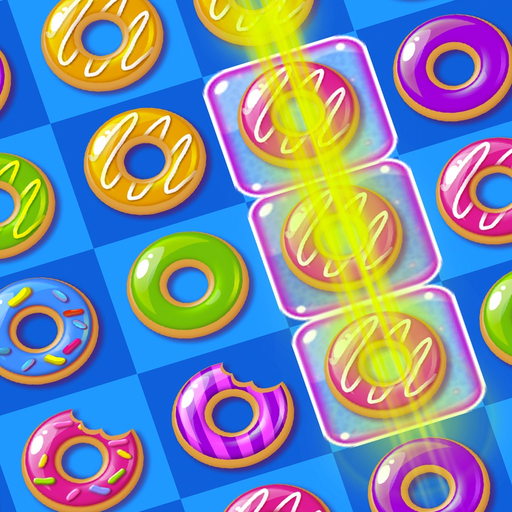 Donut Blast Legend Delicious Gummy Match 3 Game app icon