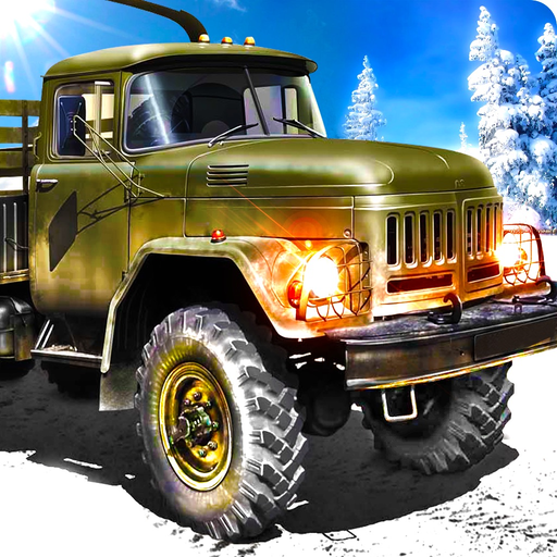 Off Road Army Truck Parking Sim - Snow Driving 3D app icon