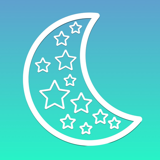 Piano lullabies, white noise app icon