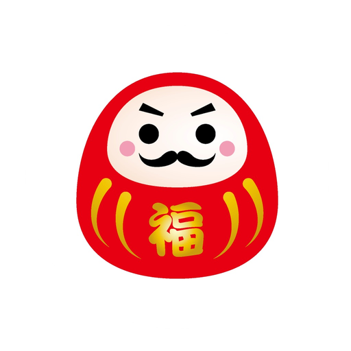 Japanese New Year sticker app icon
