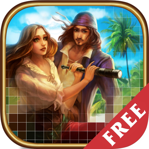 Griddlers Legend of the Pirates Free app icon