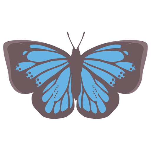 Pop and chic butterfly sticker app icon