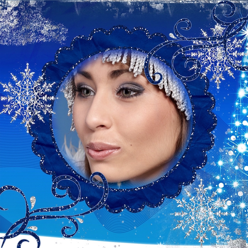 Winters Photo Frames & Snowfall Picture Effects app icon