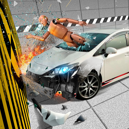 VR Car Crash Test 3D Simulator app icon
