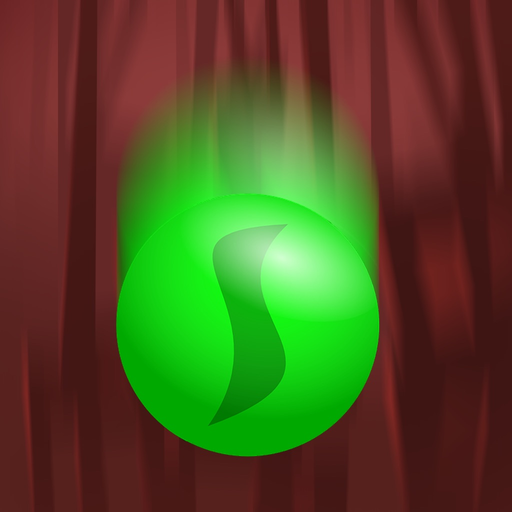 Super marble balls falling in gravity hole game app icon