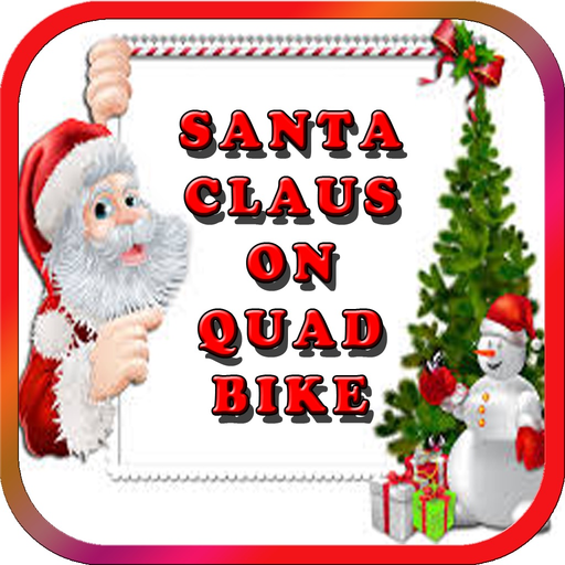 Santa Claus in North Pole on Quad bike Simulator app icon