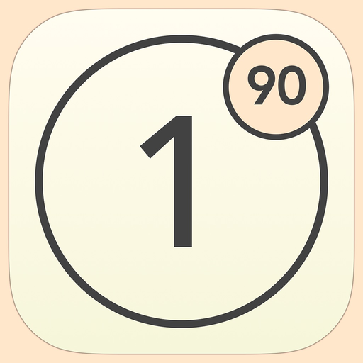 From One to Ninety app icon