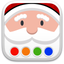 Coloring Book - Santa icon