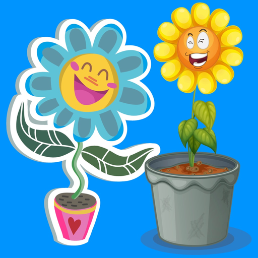 Flower Power Emoji Stickers app icon