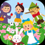 Fairy tale characters for kids app icon