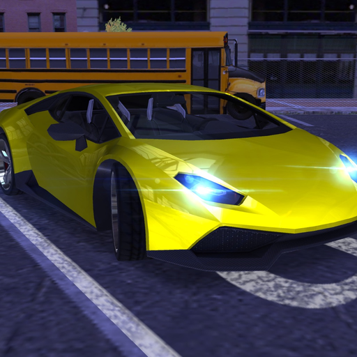 Sport Car Parking Night City Driving Simulator app icon