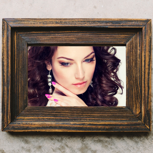 Wooden Photo Frames Editor & Wood Picture Effects app icon