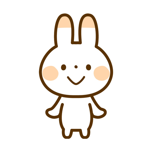 Punipuni rabbit sticker app icon