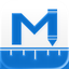 Photos Measure - Image meter icon